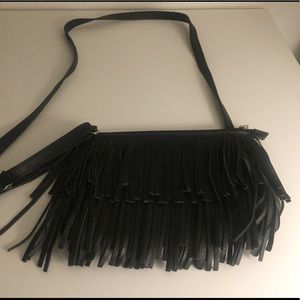 Edit Hammitt black fringe purse